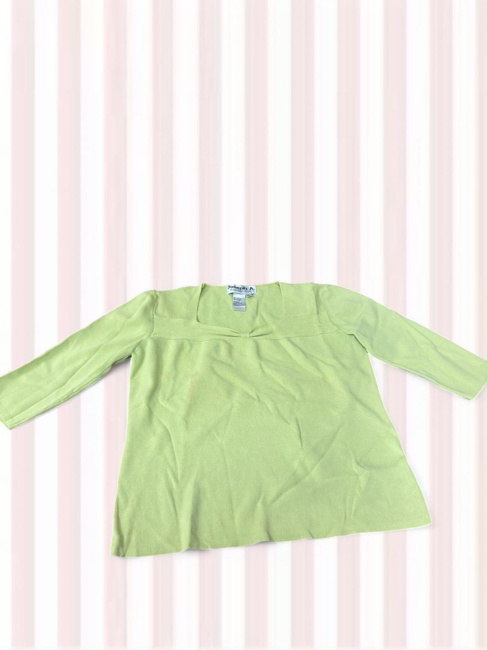 Joseph A. Lime Green Knit Top